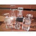 3D etched crystal glass blocks MH-F0376